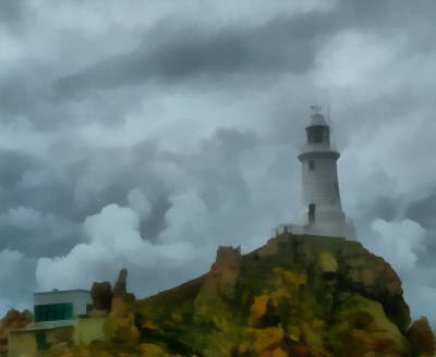 Angry sky at Corbiere