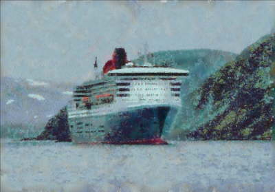 QM2 at the top of the world a
