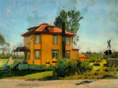 Yellow house