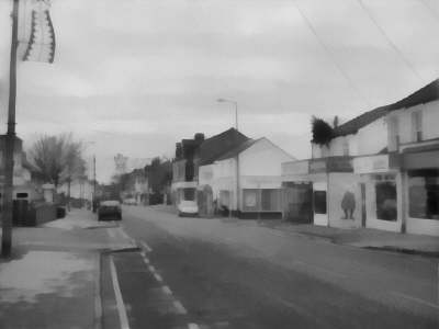 xmas main street grey